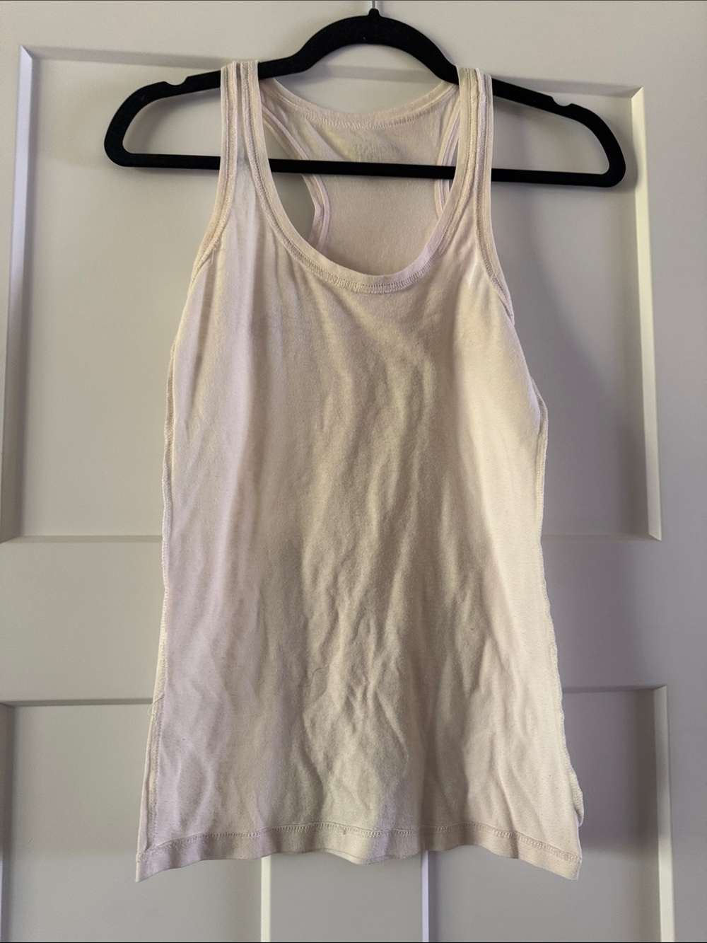 Women's White Racerback Tank Top